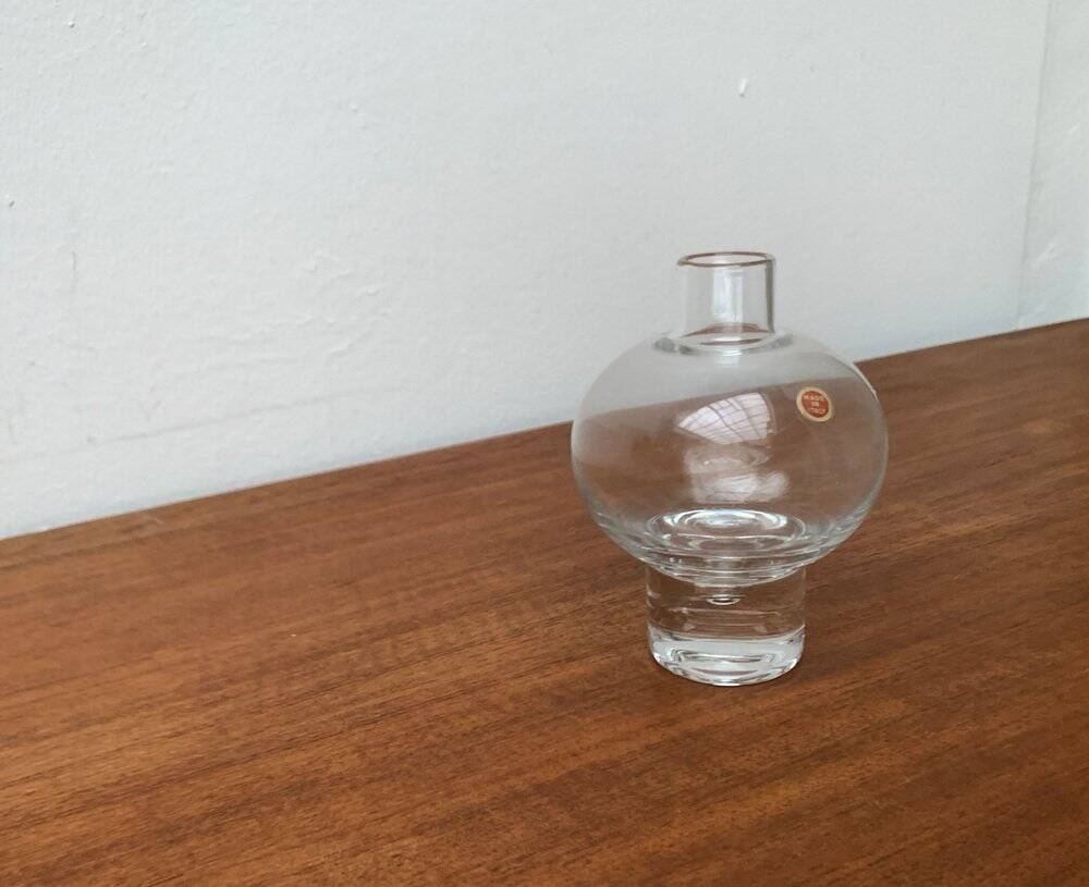 Vintage Italian glass bubble vase