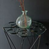 Wrought iron side table