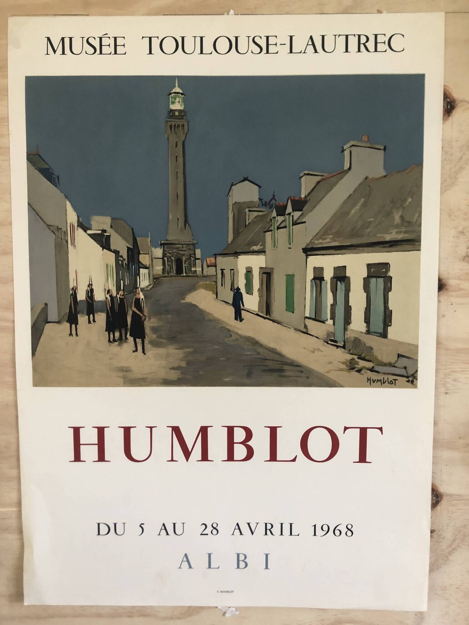 Humblot Poster Toulouse-Lautrec Albi Museum 1968