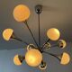 Lustre trompette vintage des années 70
