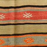 Striped Vintage Kilim Rug, 163x282Cm Wool Kilim Rug