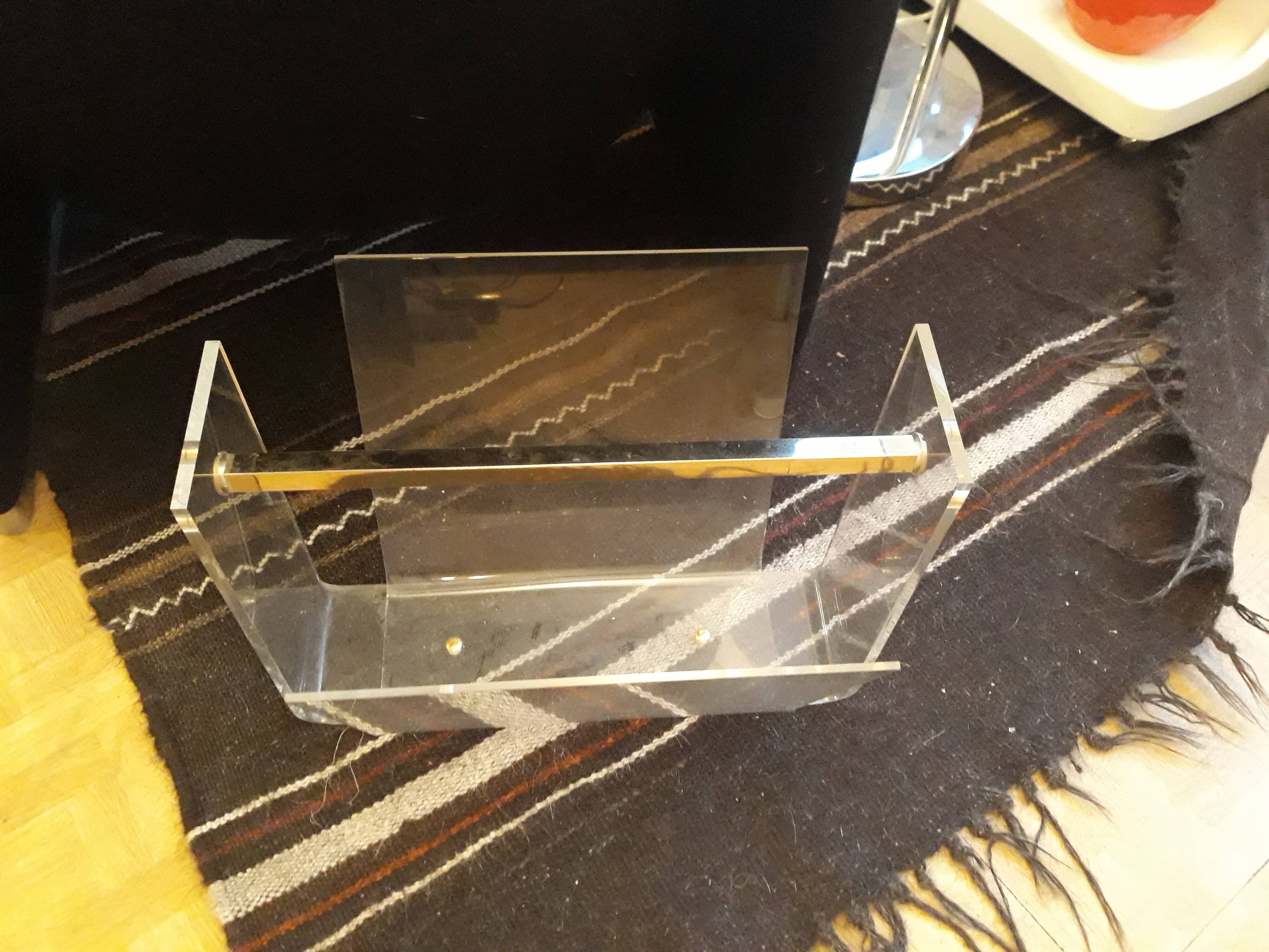 David Lange's Plexiglas Review Gate for Roche Bobois