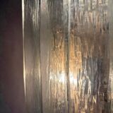 Monumental Italian Wall Lamps attributed to Venini, Italy, 1970s, Set of 2