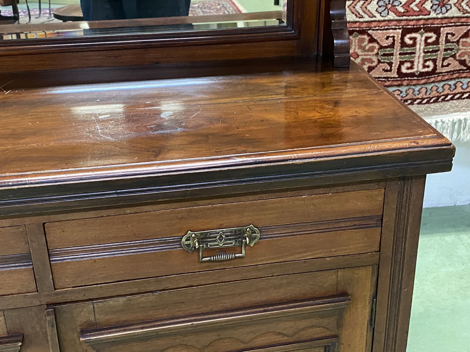 English walnut buffet from the 1930s