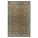 Vintage Handmade Turkish Wool Area Rug with Floral Design