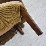 1960s, Danish 2-seater sofa, green furniture velour, original condition.