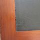 minister's desk - 2 drawers - solid wood - faux leather writing pad - Louis Philippe