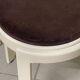 Lacquered wooden chairs with fabric, 1970s, set of 4