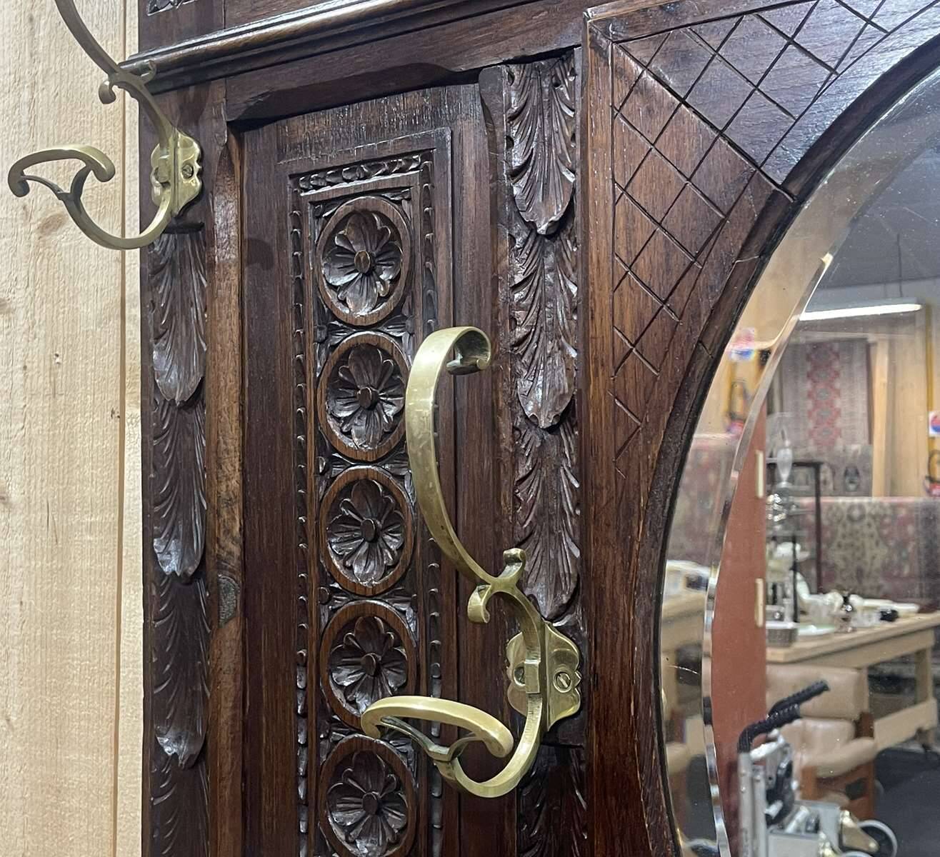 Breton chestnut wardrobe from the 1930s