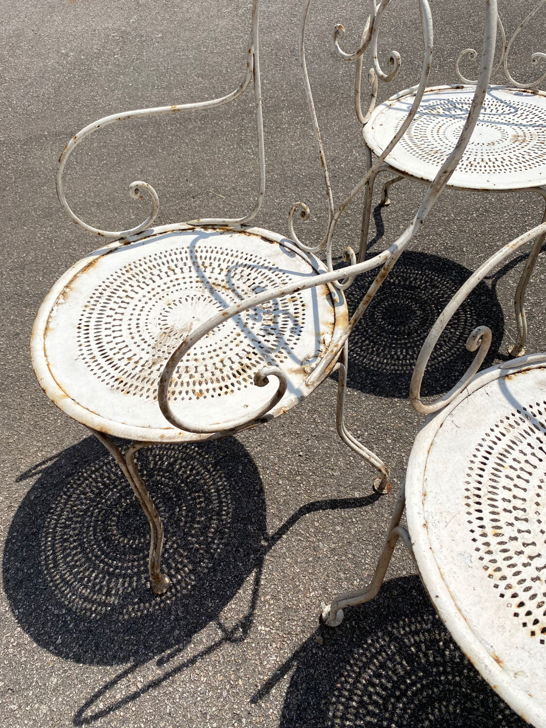 Metal garden furniture 5 pieces