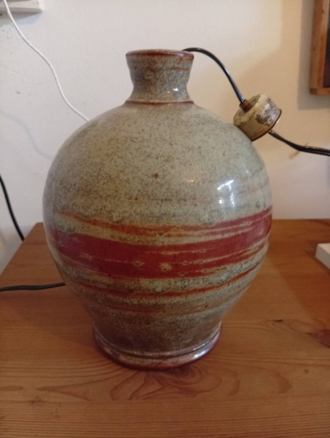 Antique Gould lamp base