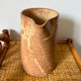 Handmade terracotta pitcher