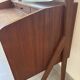 Vintage Danish teak hairdresser from the 1960s stamped Ag Spjel Kobber.