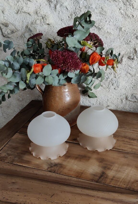 Duo Lampshade tulip art deco