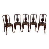 Set di 5 sedie in legno curvato di J.&J. Kohn Vienna, inizio XX secolo
