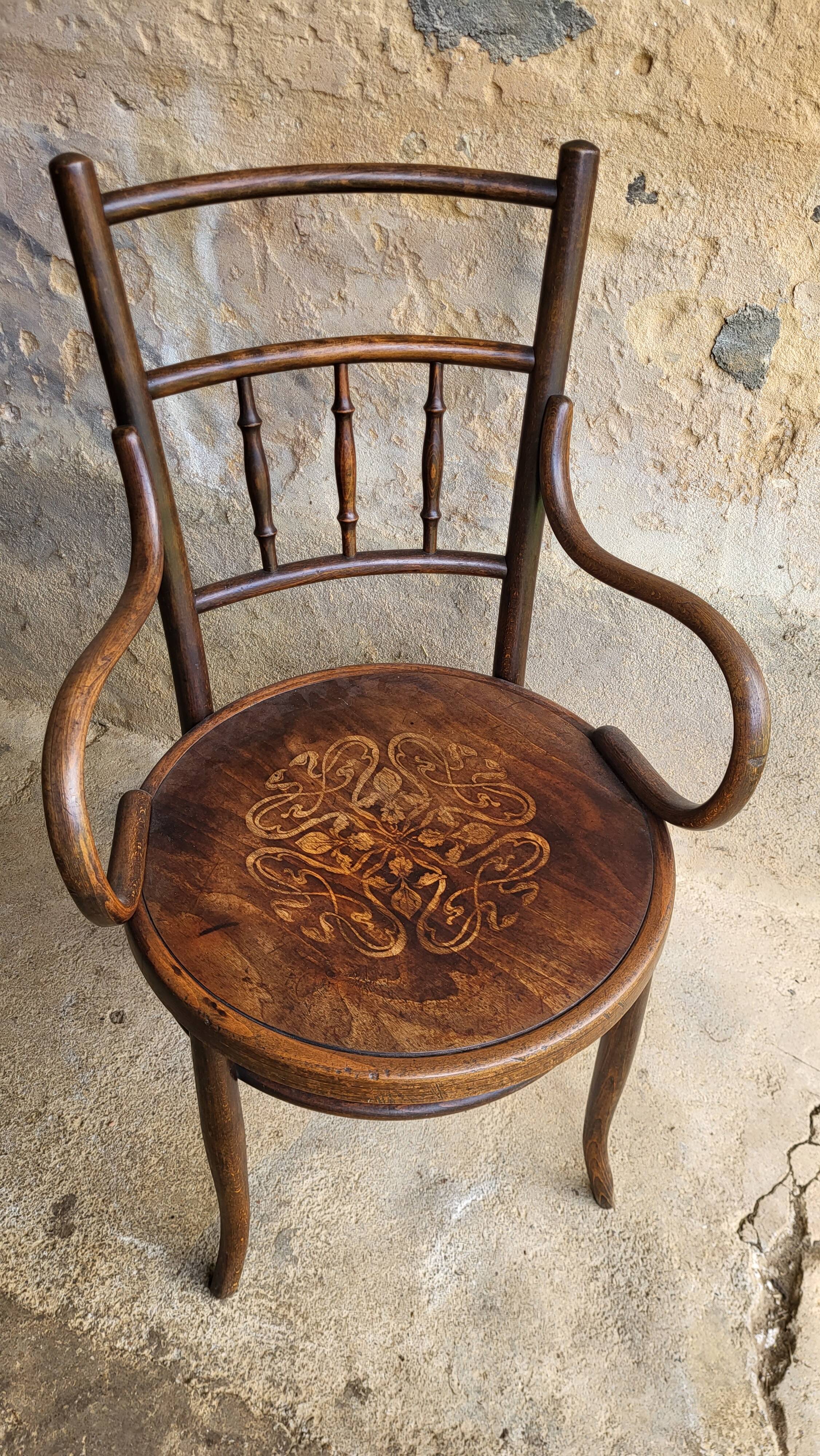 Fischel bentwood armchair 1920