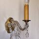 Venetian wall sconce, glass sconce, brass, pendants.