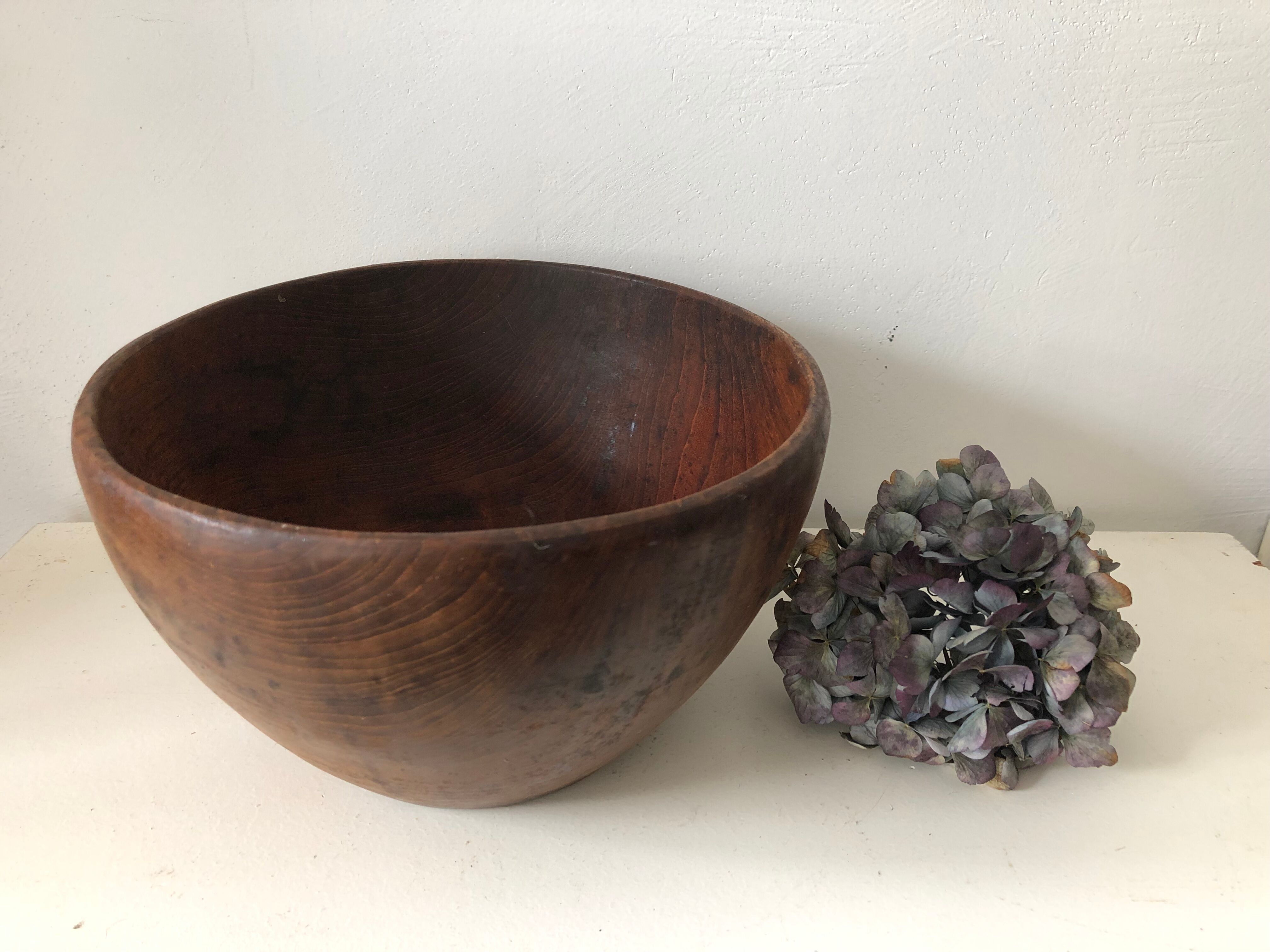Teak salad bowl