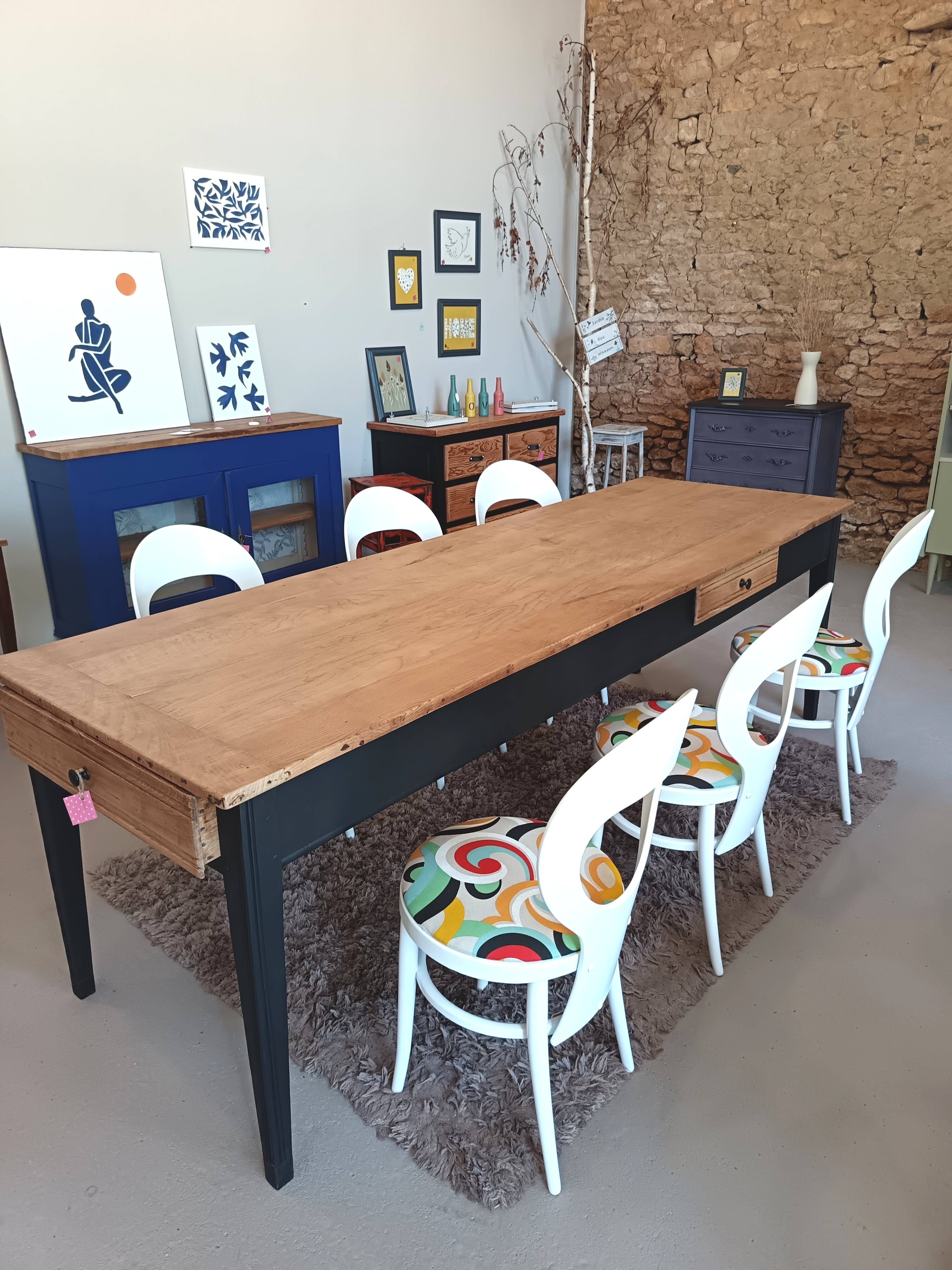Lot of 6 chairs, 60s BAUMANN model MOUETTE, fully restored.
