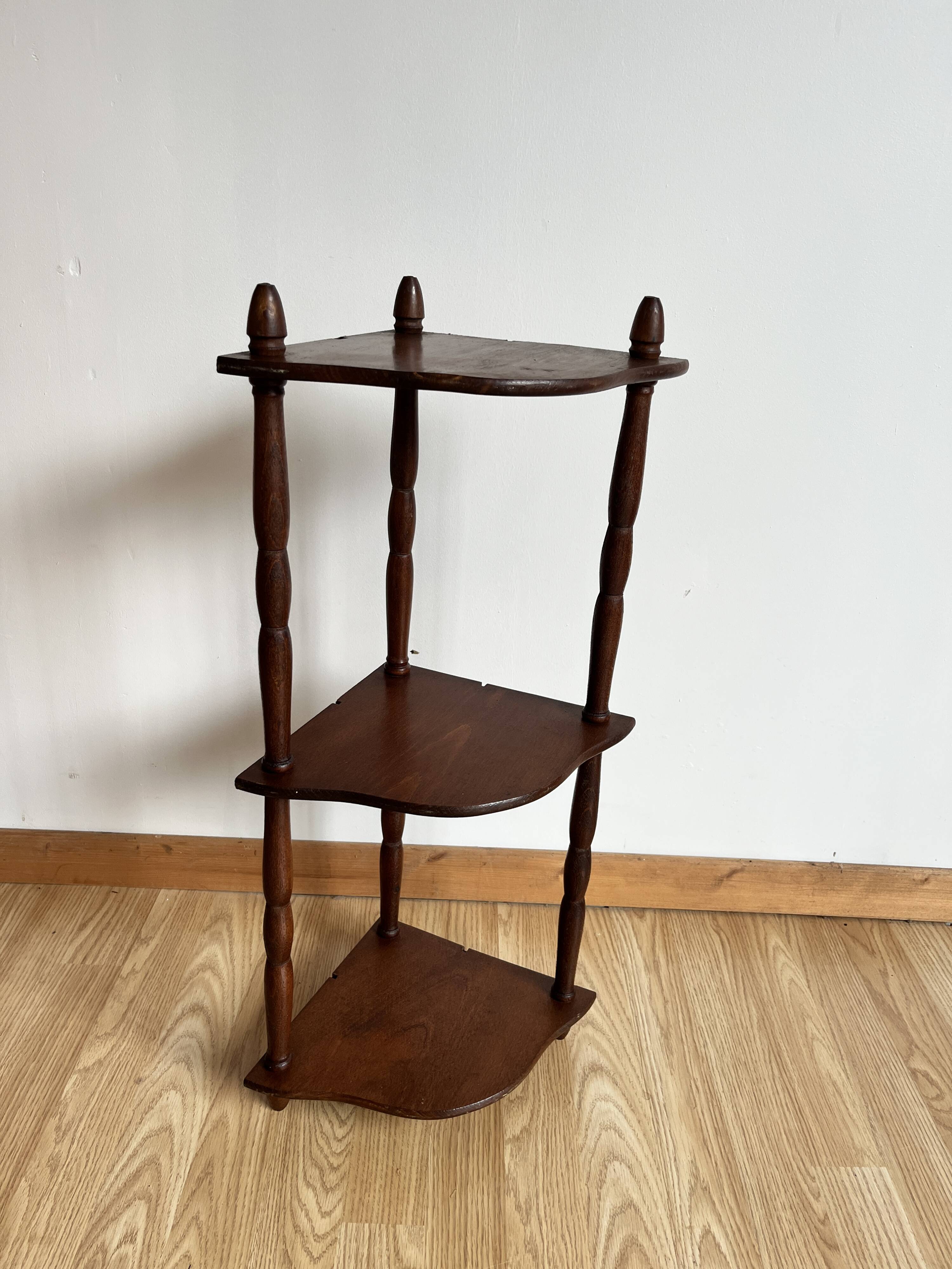 Étagère d'angle bois