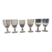 Lot de 6 verres anciens