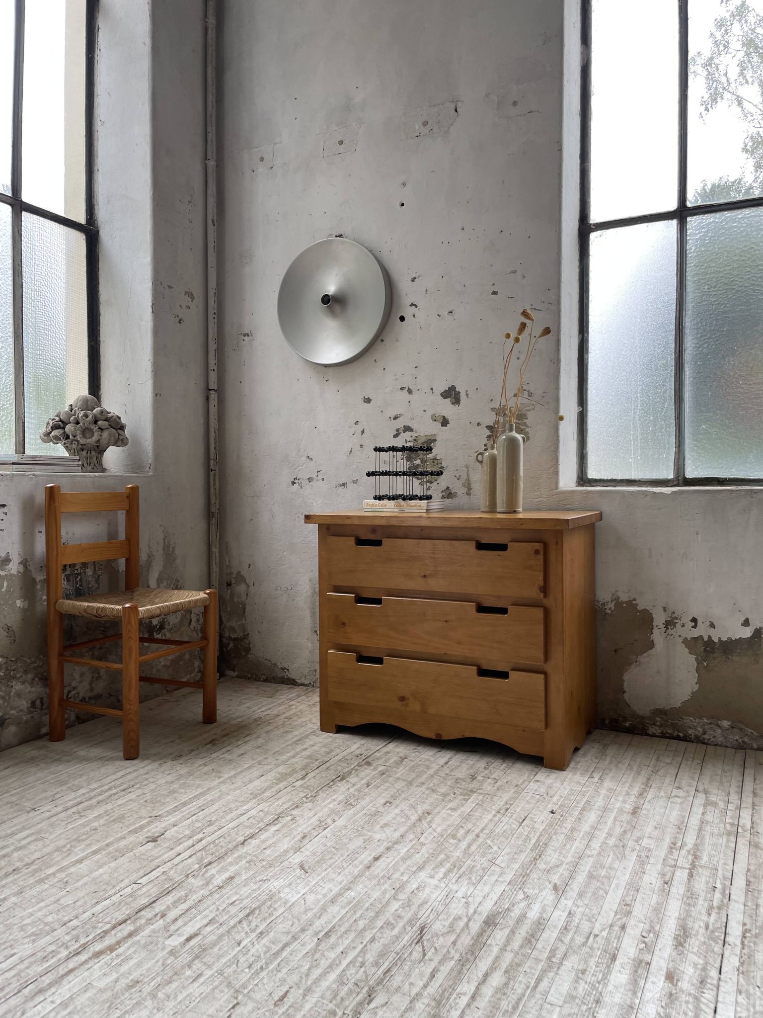 Commode en pin années 80 mobilier montagne