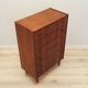 Teak chest of drawers, Danish design, 1970s, production: Denmark