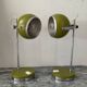 Paire de lampes EyeBall des années 70