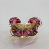 1960's Art Glass Bowl by Designer Josef Hospodka, Czechoslovakia