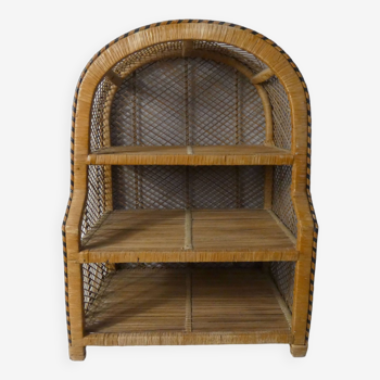 rattan shelf