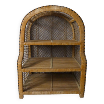 rattan shelf