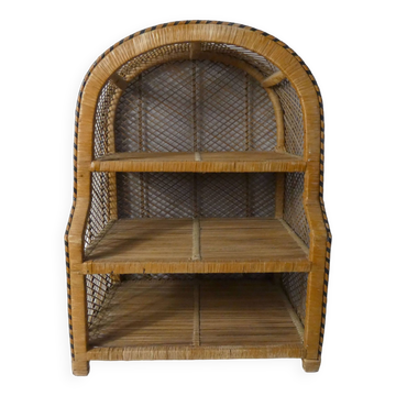 rattan shelf