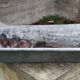 Old zinc trough/vintage planter