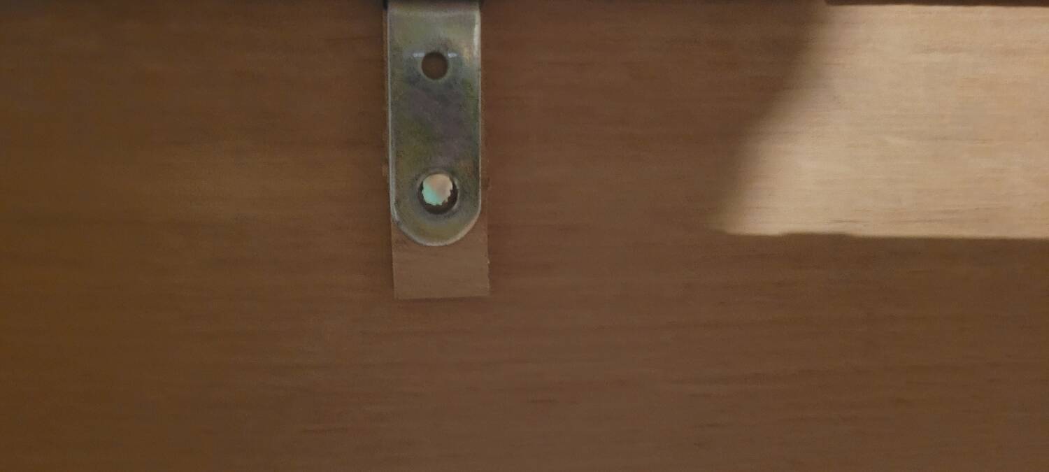 60's glass wall shelf