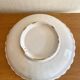 Ancien plat creux en faïence blanche godronnée XIXeme
