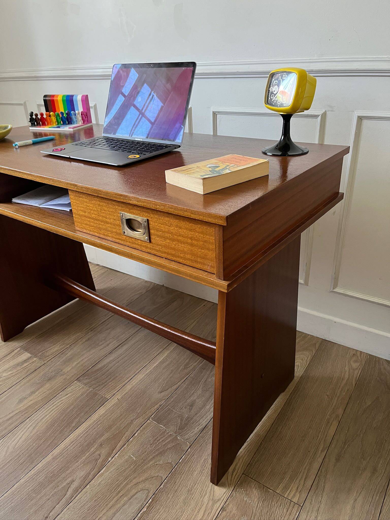 Vintage teak desk