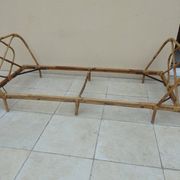 Vintage rattan bed 1 person