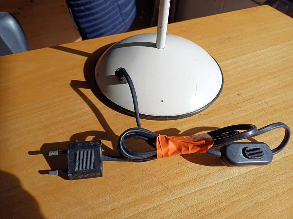 Lampe de bureau eyball 1970