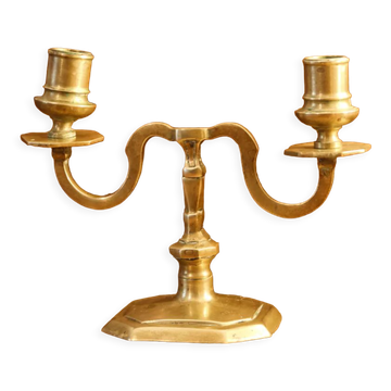 Bougeoir en bronze fin XIXème