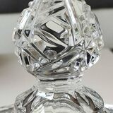Elegant crystal candy box, with geometric design, Boho-Chic style