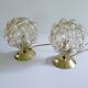 Pair of Limburg Bubble Glass Lamps