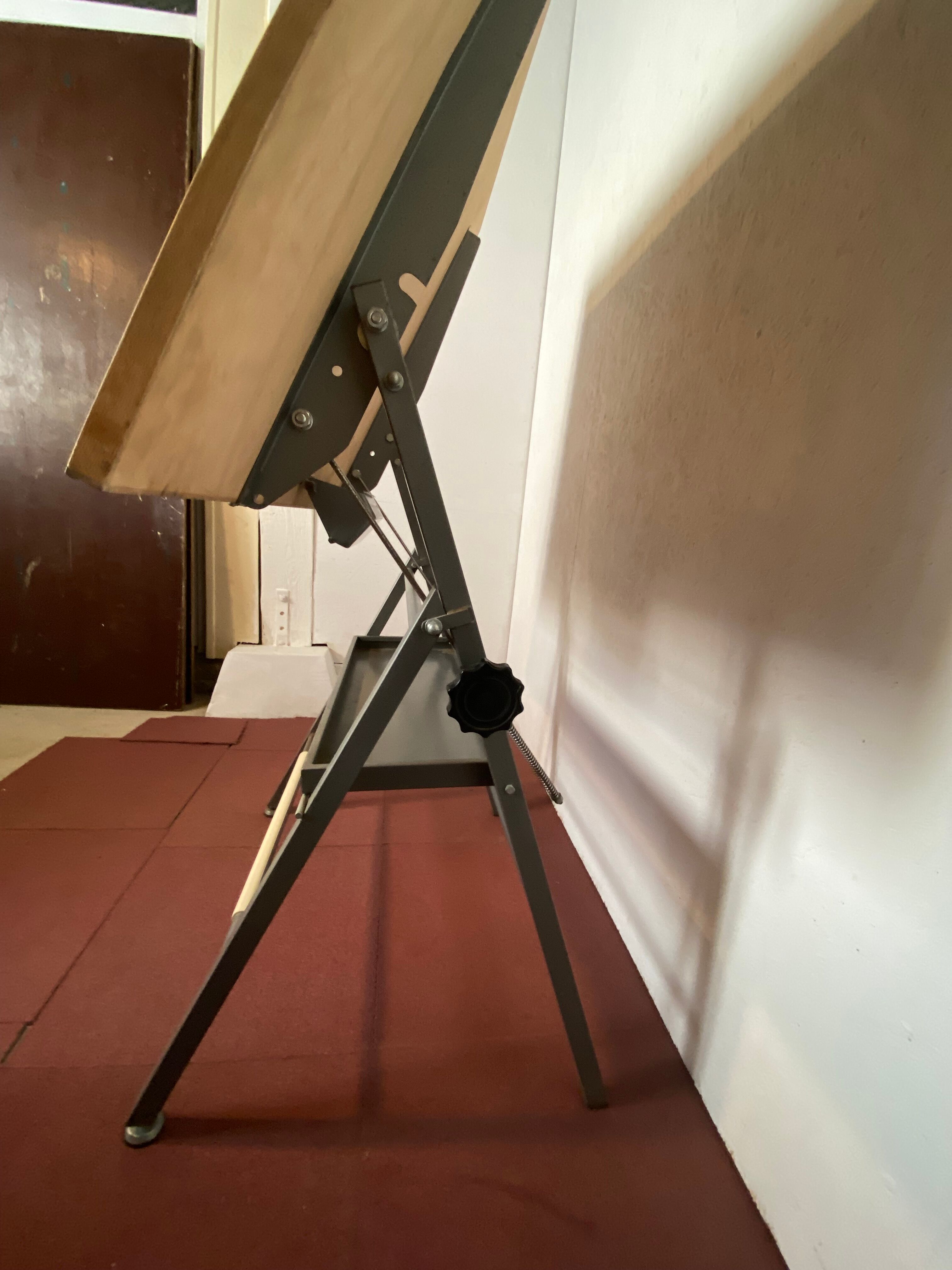 Architect table or industrial design brand BIEFFE vintage 1950/1960