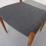 Model 75 Chair in Oak by Niels Otto Møller for J.L. Møllers, 1960s