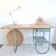 Wood and metal desk circa the 1950s.