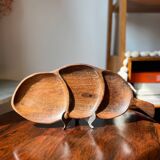 Jean Gillon. Brazil. Rosewood appetizer tray