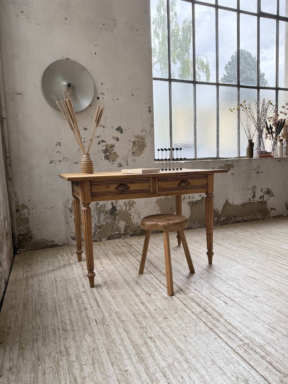 1950s pine desk