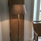Wooden floor lamp