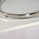 Vintage Art Deco platter, silver-plated and glass, 32 x 40cm