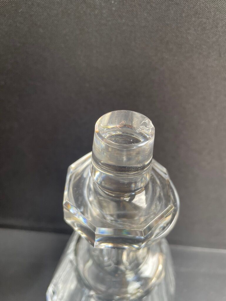 Carafe stamped Baccarat service Talleyrand