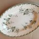 Oval dish in iron earth Saint Amand model Rosette 34 * 24